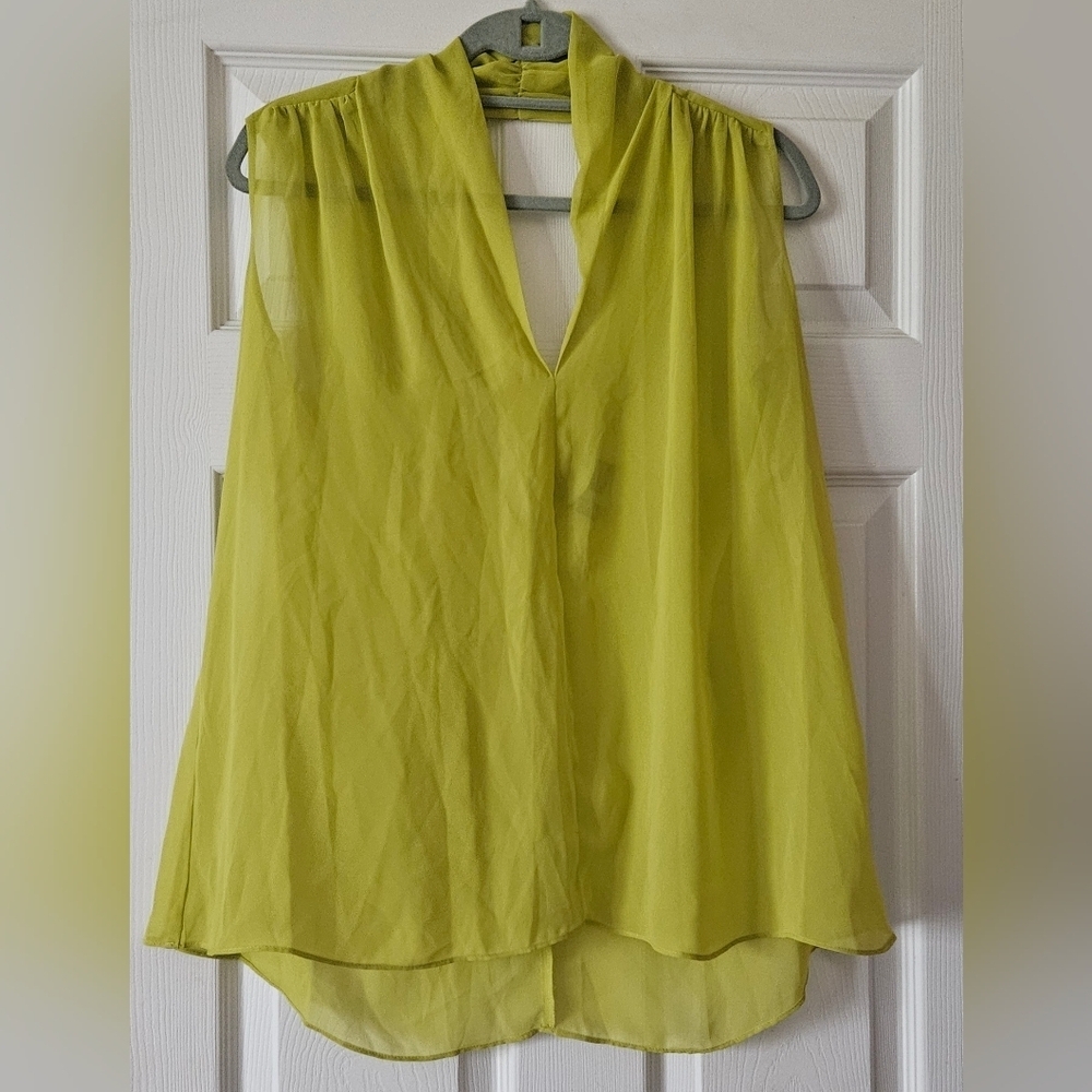 Bisou Bisou Sleeveless Blouse Women M
